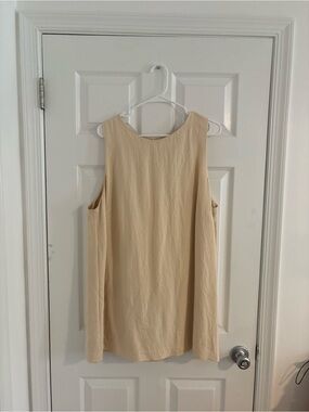 Beige H&M Flowy Shift Dress